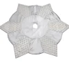 Infingo Christmas Tree Skirt Criss/Cross silver ø 1,40 cm