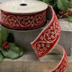 DStevens D. Stevens Velvet Mini Swirl Ribbon