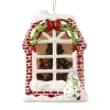 Goodwill Glass Xmas Scene Window Ornament TR 27006