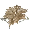 Goodwill Glitter Poinsettia On Clip A 56225