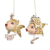 Goodwill Belgium B 92356 Gingerbread Fish 2 Assorted Ornaments
