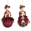 Goodwill Belgium B 92103 Xmas Victorian Lady on Ball 2 Assorted