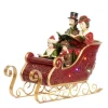 Goodwill Belgium S 30313 Led Lit Xmas Family Choir in Sleigh (B/O)
