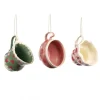 Goodwill Heart Teacup Ornament 3 Assorted B 96413