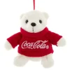 Kurt Adler 4" Coke Bear With Red Sweater Ornament CC7201