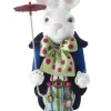 Kurt Adler HA0382 Hollywood White Rabbit Nutcracker