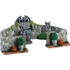 Lemax Grey Gargoyle Gardens, Set Of 6 83350 Spooky Town