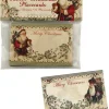 Bethany Lowe LG2068 Vintage Santa Placecards