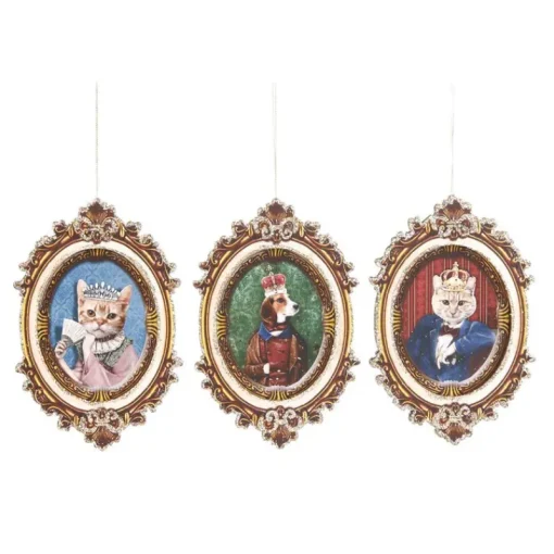 Goodwill Paper Royal Animal Ornament 3 Assorted Y 63218