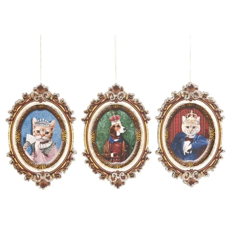 Goodwill Paper Royal Animal Ornament 3 Assorted Y 63218