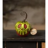Bethany Lowe Red Apple With Green Poison Ornament Mini - LA2054
