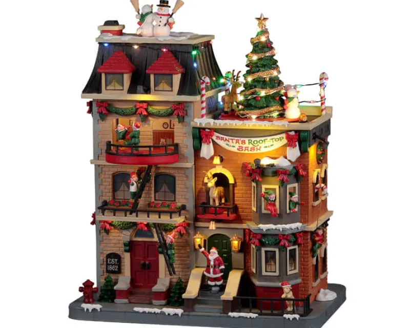 Lemax Santa'S Rooftop Bash, incl. adapter (4.5V)