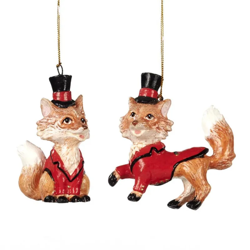 Goodwill Sir Fox Ornament 2 Assorted B 96051