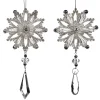 Goodwill Snowflake Dangle Ornament 2 Assorted TR 27309