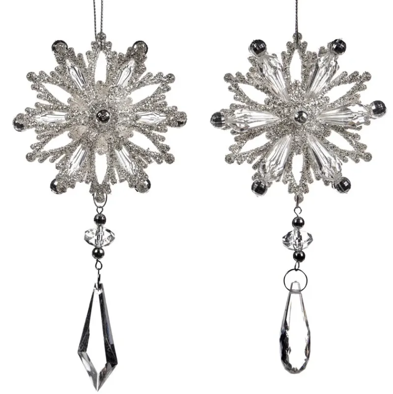 Goodwill Snowflake Dangle Ornament 2 Assorted TR 27309